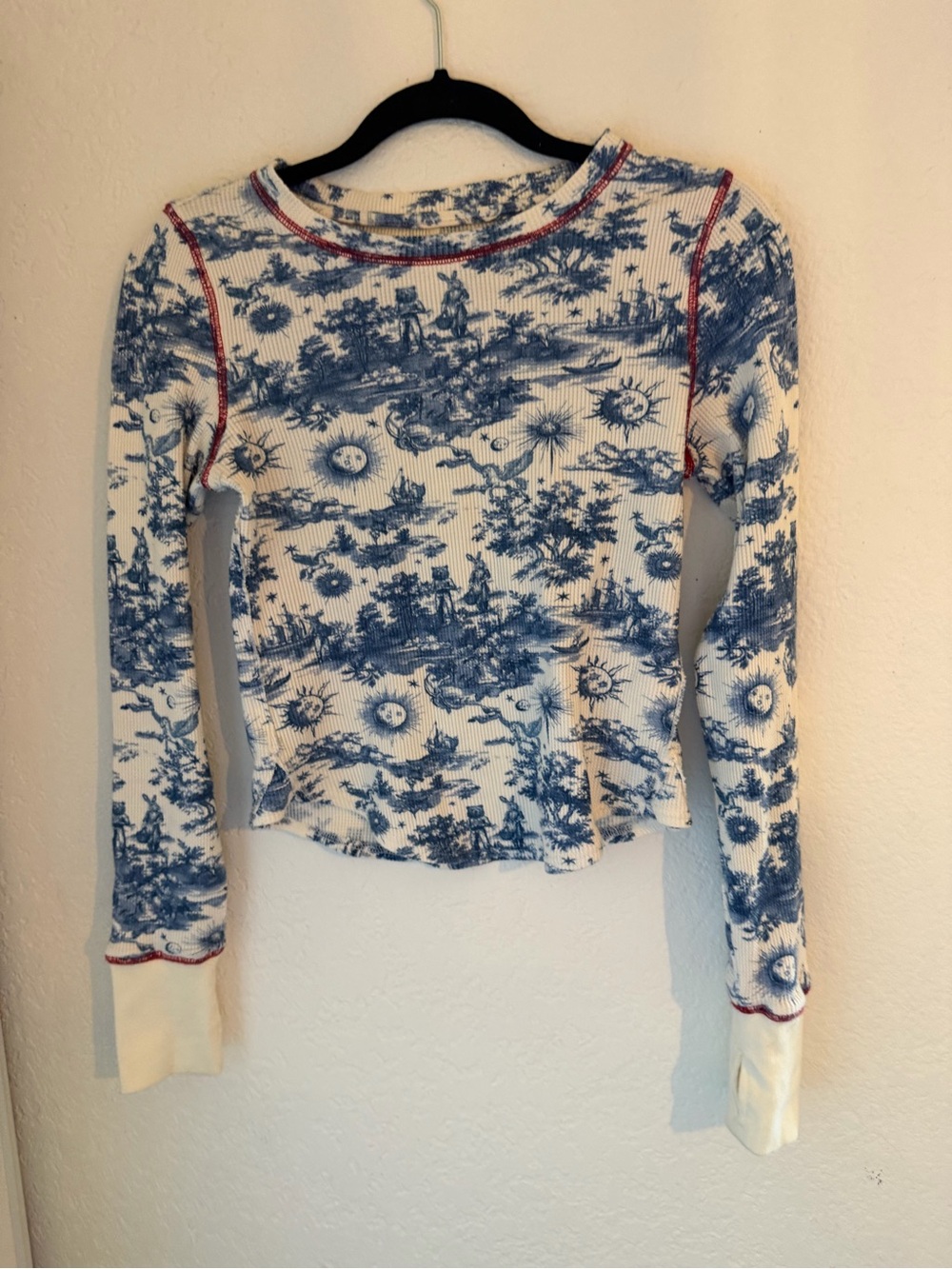 We The Free Toileidays Long Sleeve Thermal blue toile dream combo S cosmic
